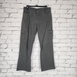 Kuhl Pants Womens 10 Roll Up Cargo Gray Outdoor gorpcore utility Hiking camping